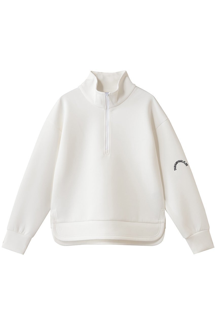 【ティーエムジー/TMG】のジップアッププルオーバー インテリア・キッズ・メンズ・レディースファッション・服の通販 founy(ファニー) 　ファッション　Fashion　レディースファッション　Fashion for Women　トップス・カットソー　Cut & Sew Tops　カジュアルプルオーバー・ニットトップス　Pullovers & Knit Tops / Casual Pullovers　スポーツウェア　Functional & Stylish Sportswear　スポーツ トップス　Athletic Tops / Workout Tops / Training Shirts　おすすめ　Recommended / Our Picks　なめらか　Smooth, Silky Texture　シンプル　Simple, Minimal　スポーツ　Sports, Activewear　セットアップ　Set-Up, Coordinated Outfit　ラウンド　Round, Round Neck　新作・新入荷　New Arrivals / New In　ホワイト|ID: prp329100004735911 ipo3291000000034209593