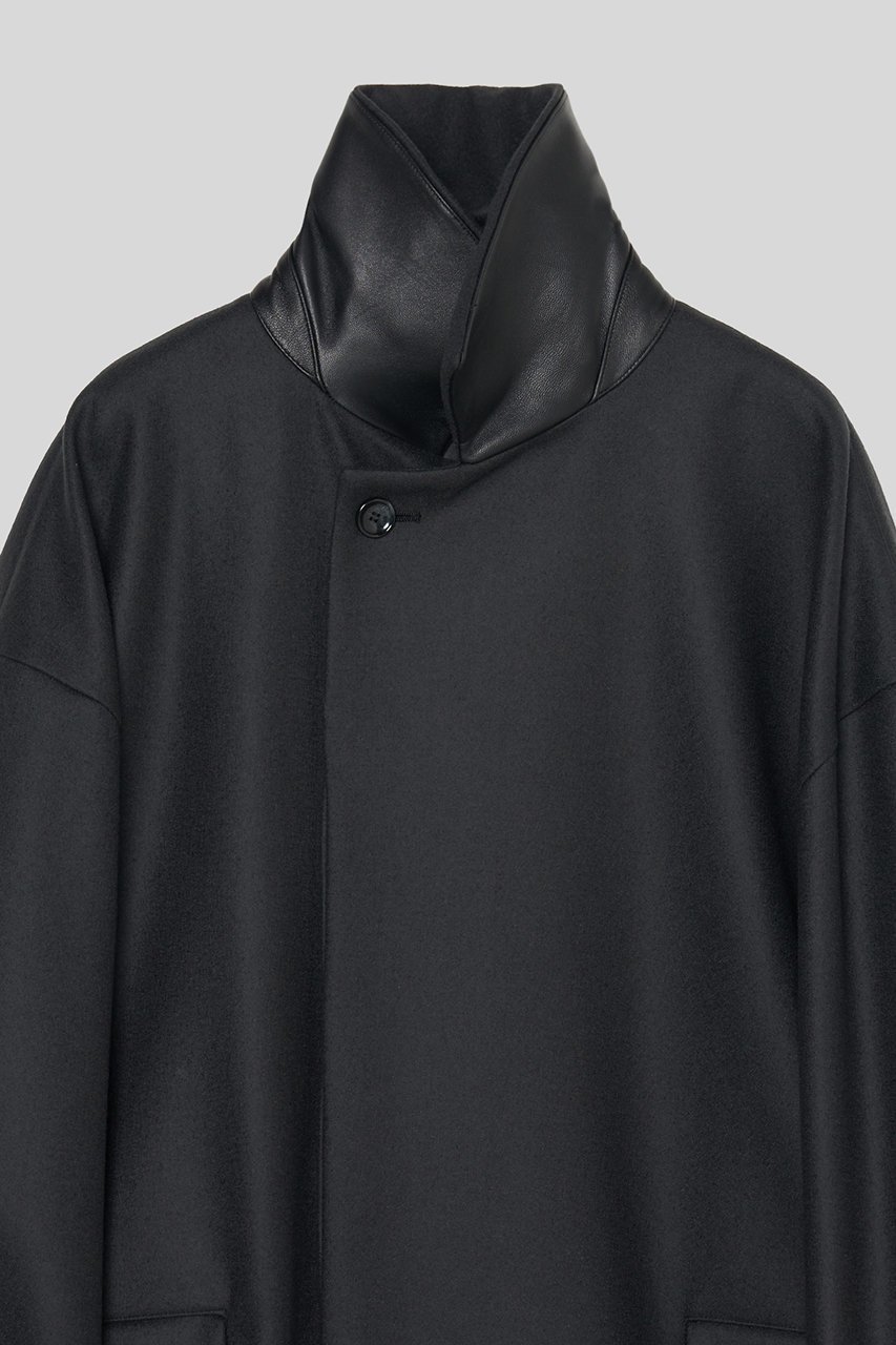 【イロット/IIROT】のスタンドフォール カラー コート 人気、トレンドファッション・服の通販 founy(ファニー) 　ファッション　Fashion　レディースファッション　Fashion for Women　アウター　Coat / Outerwear Collection　コート・ロングコート・ピーコート　Long Coats, Peacoats & More　クラシック　Classic, Timeless Style　ショート　Short, Short Length　スタンド　Stand Collar, Upright Stand　パターン　Pattern, Design Print　メルトン　Melton, Heavy Wool　エレガント 上品　Elegant　定番　Standard, Basic Item　新作・新入荷　New Arrivals / New In　other-3|ID: prp329100004735912 ipo3291000000034209604