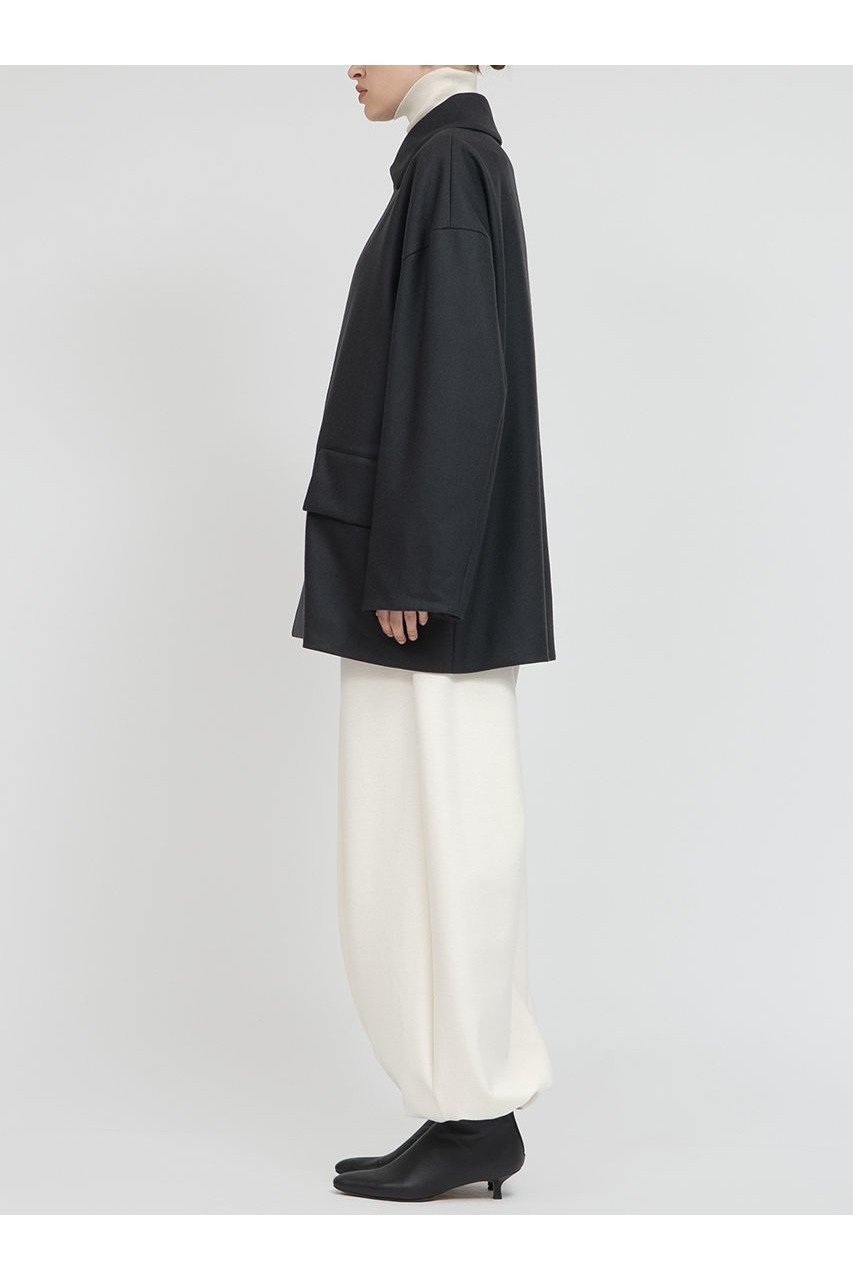 【イロット/IIROT】のスタンドフォール カラー コート 人気、トレンドファッション・服の通販 founy(ファニー) 　ファッション　Fashion　レディースファッション　Fashion for Women　アウター　Coat / Outerwear Collection　コート・ロングコート・ピーコート　Long Coats, Peacoats & More　クラシック　Classic, Timeless Style　ショート　Short, Short Length　スタンド　Stand Collar, Upright Stand　パターン　Pattern, Design Print　メルトン　Melton, Heavy Wool　エレガント 上品　Elegant　定番　Standard, Basic Item　新作・新入荷　New Arrivals / New In　other-7|ID: prp329100004735912 ipo3291000000034209608