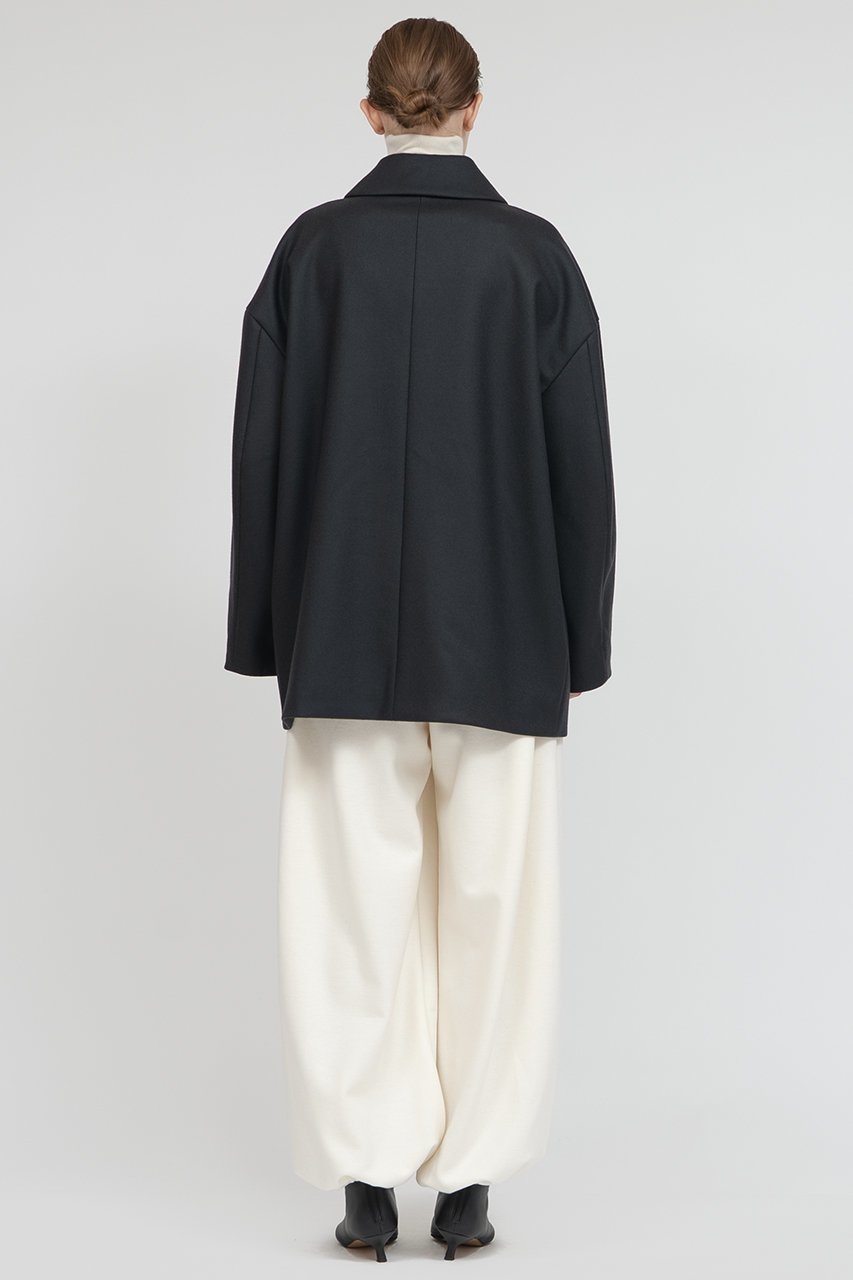 【イロット/IIROT】のスタンドフォール カラー コート 人気、トレンドファッション・服の通販 founy(ファニー) 　ファッション　Fashion　レディースファッション　Fashion for Women　アウター　Coat / Outerwear Collection　コート・ロングコート・ピーコート　Long Coats, Peacoats & More　クラシック　Classic, Timeless Style　ショート　Short, Short Length　スタンド　Stand Collar, Upright Stand　パターン　Pattern, Design Print　メルトン　Melton, Heavy Wool　エレガント 上品　Elegant　定番　Standard, Basic Item　新作・新入荷　New Arrivals / New In　other-8|ID: prp329100004735912 ipo3291000000034209609