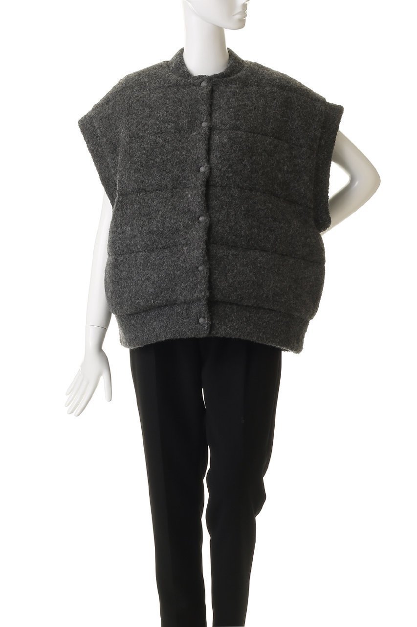 【ハー/HER.】のアルパカブレンド中綿ニットベスト 人気、トレンドファッション・服の通販 founy(ファニー) 　ファッション　Fashion　レディースファッション　Fashion for Women　トップス・カットソー　Cut & Sew Tops　ニット　Knit Tops & Sweaters　ベスト&ジレ / 重ね着スタイル　Vests & Gilets　カジュアルプルオーバー・ニットトップス　Pullovers & Knit Tops / Casual Pullovers　おすすめ　Recommended / Our Picks　キルティング　Quilted, Quilting　スペシャル　Special, Limited Edition　ベスト　Vest, Waistcoat　other-4|ID: prp329100004735913 ipo3291000000034241777