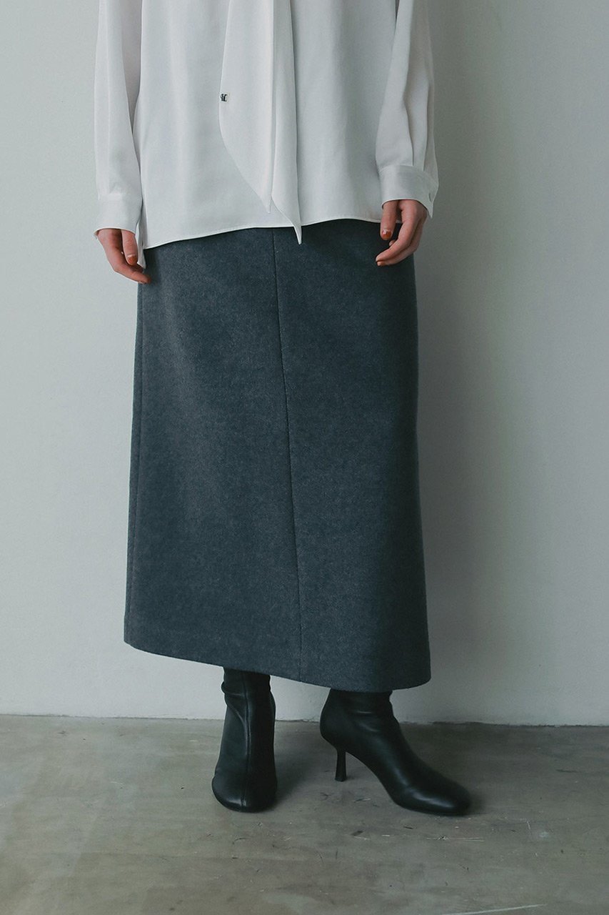 【ハー/HER.】の【10/16 12:00販売開始】ウールストレートスカート 人気、トレンドファッション・服の通販 founy(ファニー) 　ファッション　Fashion　レディースファッション　Fashion for Women　スカート　Skirts　ロングスカート　Long Skirts / Maxi & Midi Skirts　おすすめ　Recommended / Our Picks　ジャケット　Jacket, Outerwear　メルトン　Melton, Heavy Wool　ロング　Long, Long-Length　新作・新入荷　New Arrivals / New In　軽量　Lightweight, Ultra Light　other-4|ID: prp329100004735914 ipo3291000000034209634