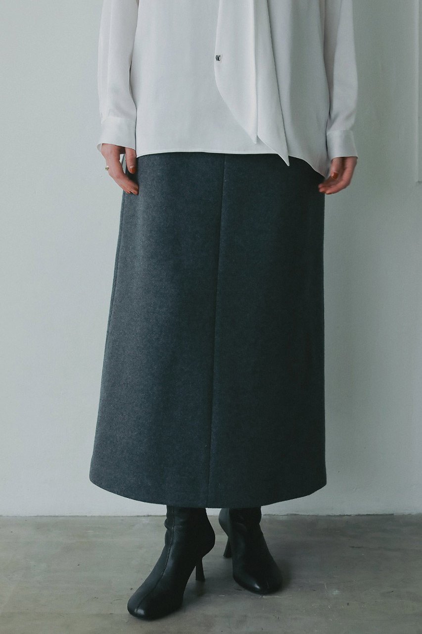 【ハー/HER.】の【10/16 12:00販売開始】ウールストレートスカート 人気、トレンドファッション・服の通販 founy(ファニー) 　ファッション　Fashion　レディースファッション　Fashion for Women　スカート　Skirts　ロングスカート　Long Skirts / Maxi & Midi Skirts　おすすめ　Recommended / Our Picks　ジャケット　Jacket, Outerwear　メルトン　Melton, Heavy Wool　ロング　Long, Long-Length　新作・新入荷　New Arrivals / New In　軽量　Lightweight, Ultra Light　other-5|ID: prp329100004735914 ipo3291000000034209635
