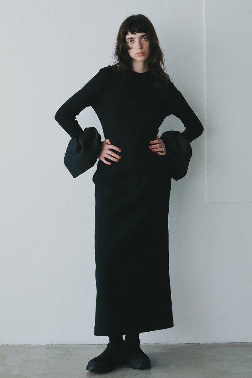 【ハー/HER.】のウールストレートスカート 人気、トレンドファッション・服の通販 founy(ファニー) 　ファッション　Fashion　レディースファッション　Fashion for Women　スカート　Skirts　ロングスカート　Long Skirts / Maxi & Midi Skirts　おすすめ　Recommended / Our Picks　ジャケット　Jacket, Outerwear　メルトン　Melton, Heavy Wool　ロング　Long, Long-Length　軽量　Lightweight, Ultra Light　other-2|ID: prp329100004735914 ipo3291000000035630420