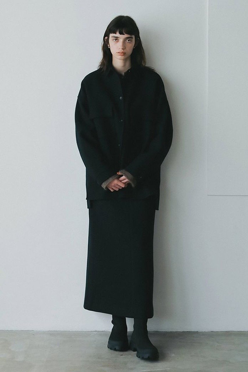 【ハー/HER.】のウールストレートスカート 人気、トレンドファッション・服の通販 founy(ファニー) 　ファッション　Fashion　レディースファッション　Fashion for Women　スカート　Skirts　ロングスカート　Long Skirts / Maxi & Midi Skirts　おすすめ　Recommended / Our Picks　ジャケット　Jacket, Outerwear　メルトン　Melton, Heavy Wool　ロング　Long, Long-Length　軽量　Lightweight, Ultra Light　other-4|ID: prp329100004735914 ipo3291000000035630422