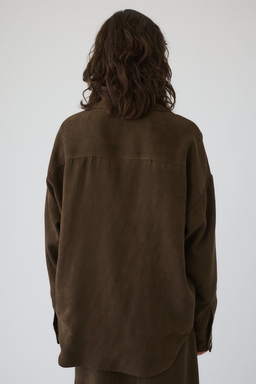 【リムアーク/RIM.ARK】の【10/22 10:00販売開始】Open collor F/Suede shirt JK/ジャケット 人気、トレンドファッション・服の通販 founy(ファニー) 　ファッション　Fashion　レディースファッション　Fashion for Women　アウター　Coat / Outerwear Collection　レディースジャケット・軽アウター　Jackets　ジャケット　Jacket, Outerwear　セットアップ　Set-Up, Coordinated Outfit　リュクス　Luxury, Elegant, High-End, Chic　エレガント 上品　Elegant　新作・新入荷　New Arrivals / New In　other-4|ID: prp329100004737432 ipo3291000000034219355