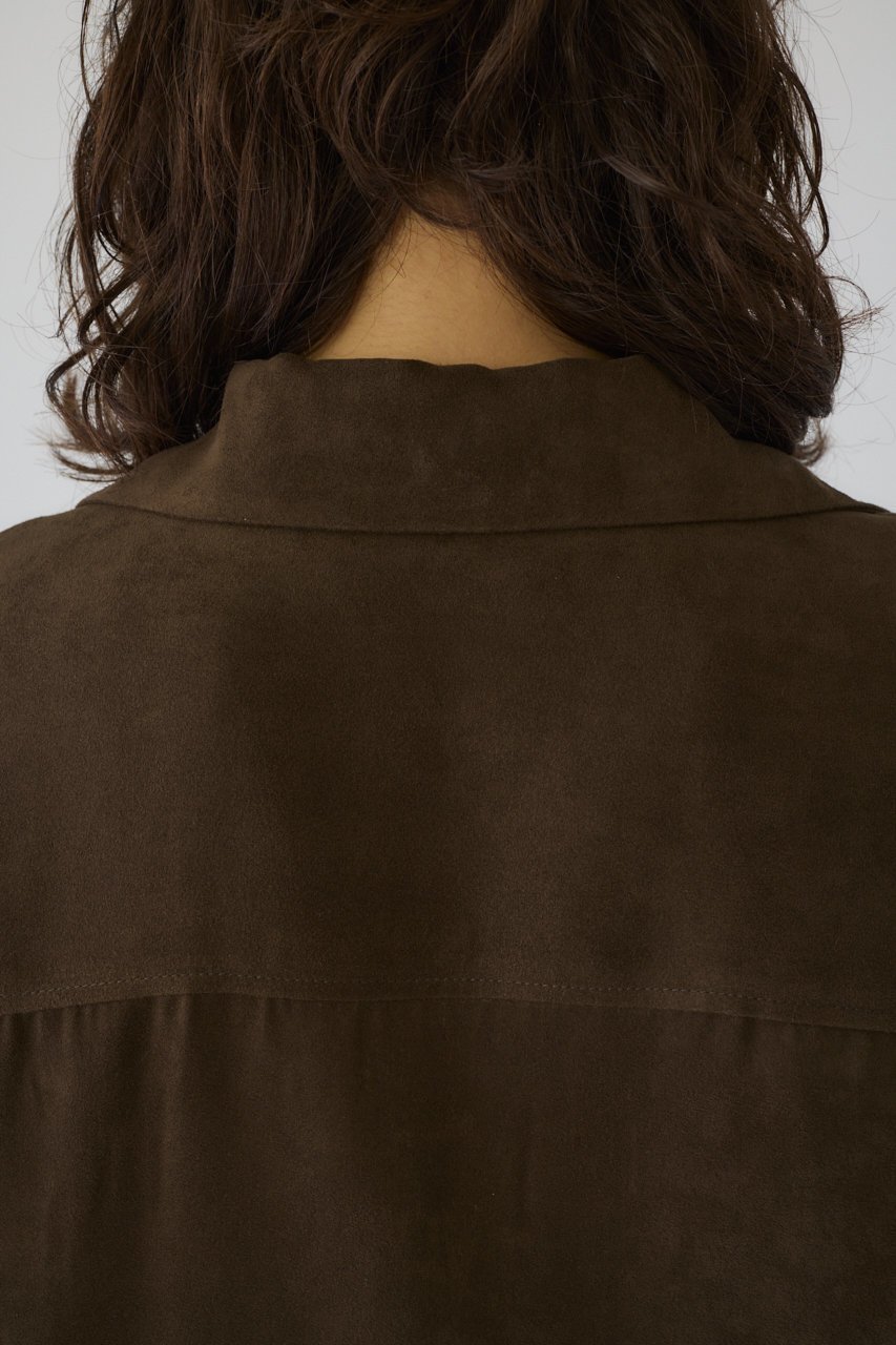 【リムアーク/RIM.ARK】の【10/22 10:00販売開始】Open collor F/Suede shirt JK/ジャケット 人気、トレンドファッション・服の通販 founy(ファニー) 　ファッション　Fashion　レディースファッション　Fashion for Women　アウター　Coat / Outerwear Collection　レディースジャケット・軽アウター　Jackets　ジャケット　Jacket, Outerwear　セットアップ　Set-Up, Coordinated Outfit　リュクス　Luxury, Elegant, High-End, Chic　エレガント 上品　Elegant　新作・新入荷　New Arrivals / New In　other-6|ID: prp329100004737432 ipo3291000000034219357