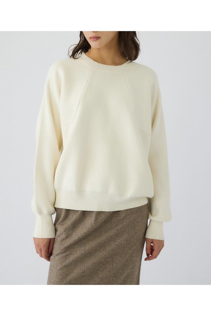 【リムアーク/RIM.ARK】のElastic touch basic knit/ニット インテリア・キッズ・メンズ・レディースファッション・服の通販 founy(ファウニー) https://founy.com/ ファッション Fashion レディースファッション Fashion for Women トップス・カットソー Cut & Sew Tops ニット Knit Tops & Sweaters カジュアルプルオーバー・ニットトップス Pullovers & Knit Tops / Casual Pullovers おすすめ Recommended / Our Picks シンプル Simple, Minimal スラックス Slacks, Dress Pants デニム Denim, Jeans Material フォルム Silhouette, Form ベーシック Basic, Essential |ID: prp329100004737434 ipo3291000000034219393