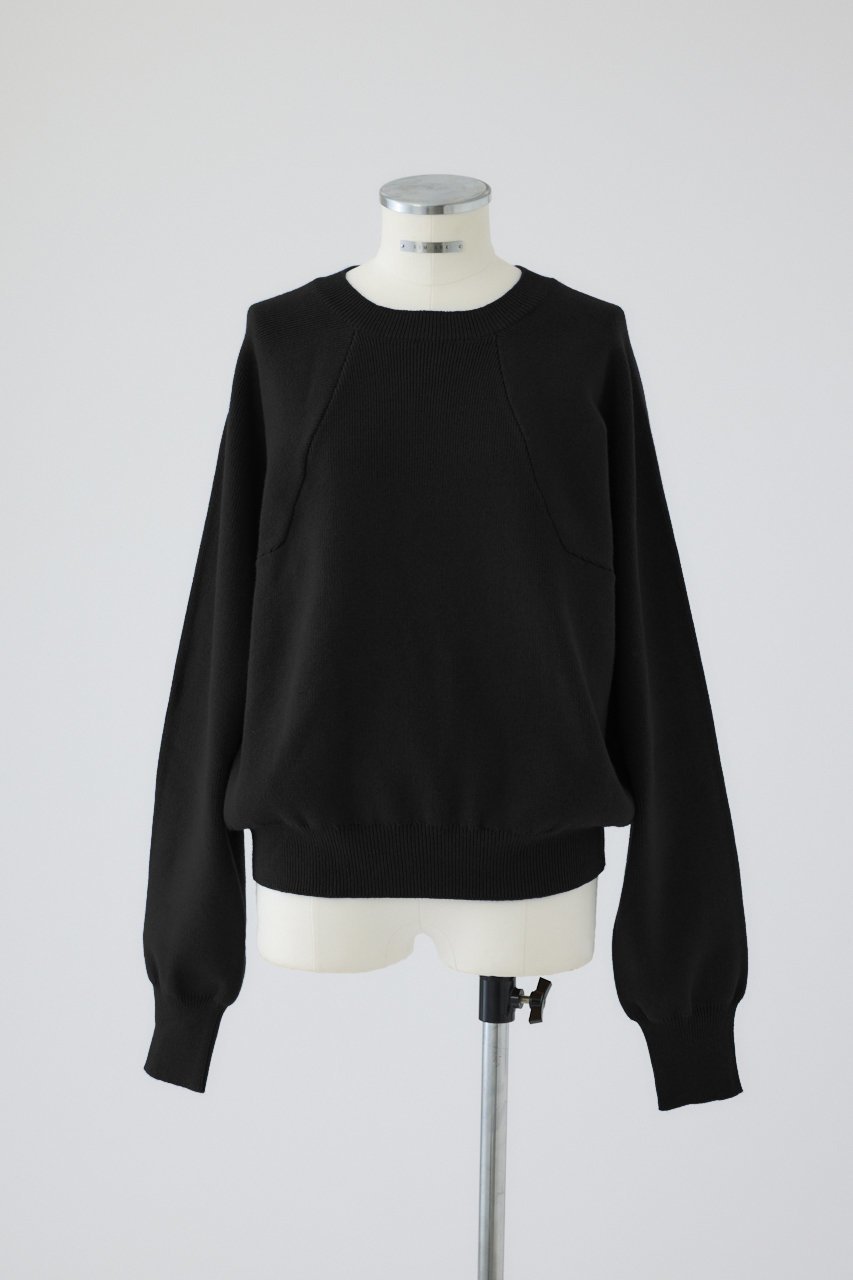 【リムアーク/RIM.ARK】の【10/22 10:00販売開始】Elastic touch basic knit/ニット インテリア・キッズ・メンズ・レディースファッション・服の通販 founy(ファニー) 　ファッション　Fashion　レディースファッション　Fashion for Women　トップス・カットソー　Cut & Sew Tops　ニット　Knit Tops & Sweaters　カジュアルプルオーバー・ニットトップス　Pullovers & Knit Tops / Casual Pullovers　おすすめ　Recommended / Our Picks　シンプル　Simple, Minimal　スラックス　Slacks, Dress Pants　デニム　Denim, Jeans Material　フォルム　Silhouette, Form　ベーシック　Basic, Essential　新作・新入荷　New Arrivals / New In　ブラック|ID: prp329100004737434 ipo3291000000034219395