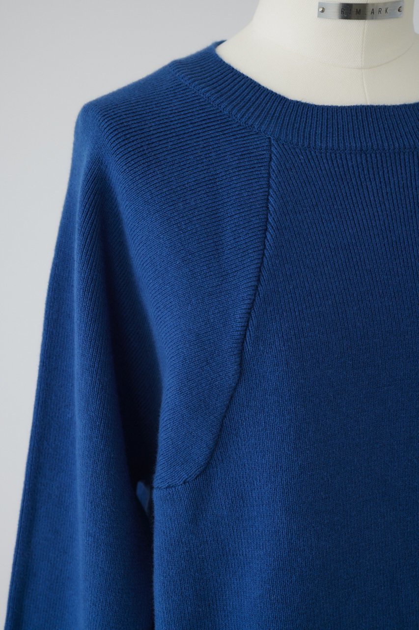 【リムアーク/RIM.ARK】の【10/22 10:00販売開始】Elastic touch basic knit/ニット 人気、トレンドファッション・服の通販 founy(ファニー) 　ファッション　Fashion　レディースファッション　Fashion for Women　トップス・カットソー　Cut & Sew Tops　ニット　Knit Tops & Sweaters　カジュアルプルオーバー・ニットトップス　Pullovers & Knit Tops / Casual Pullovers　おすすめ　Recommended / Our Picks　シンプル　Simple, Minimal　スラックス　Slacks, Dress Pants　デニム　Denim, Jeans Material　フォルム　Silhouette, Form　ベーシック　Basic, Essential　新作・新入荷　New Arrivals / New In　other-7|ID: prp329100004737434 ipo3291000000034219403