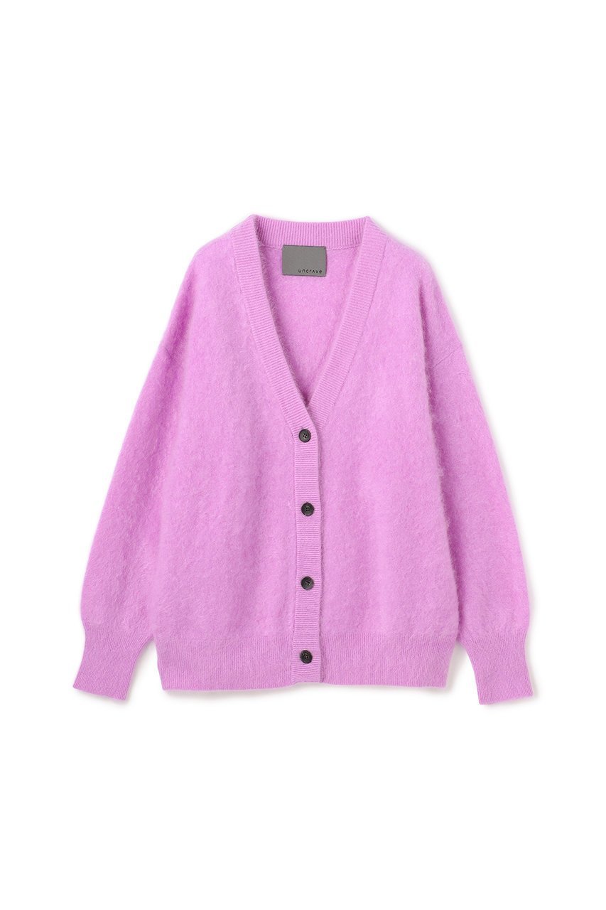 【アンクレイヴ/uncrave】のカシミヤファーニット カーディガン インテリア・キッズ・メンズ・レディースファッション・服の通販 founy(ファニー) 　ファッション　Fashion　レディースファッション　Fashion for Women　トップス・カットソー　Cut & Sew Tops　ニット　Knit Tops & Sweaters　カーディガン・羽織り　Layered Style Cardigans　エアリー　Airy Texture　カーディガン　Cardigan, Knitwear　ラベンダー|ID: prp329100004737438 ipo3291000000034255761