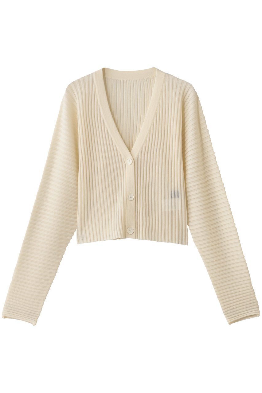 【アンクレイヴ/uncrave】のシアーストライプニット ドルマンカーディガン インテリア・キッズ・メンズ・レディースファッション・服の通販 founy(ファニー) 　ファッション　Fashion　レディースファッション　Fashion for Women　トップス・カットソー　Cut & Sew Tops　ニット　Knit Tops & Sweaters　カーディガン・羽織り　Layered Style Cardigans　アクリル　Acrylic Material　カーディガン　Cardigan, Knitwear　シアー　Sheer, See-Through　ショート　Short, Short Length　ストライプ　Stripe, Striped Pattern　ボーダー　Border, Stripe　オフ|ID: prp329100004737439 ipo3291000000035513151