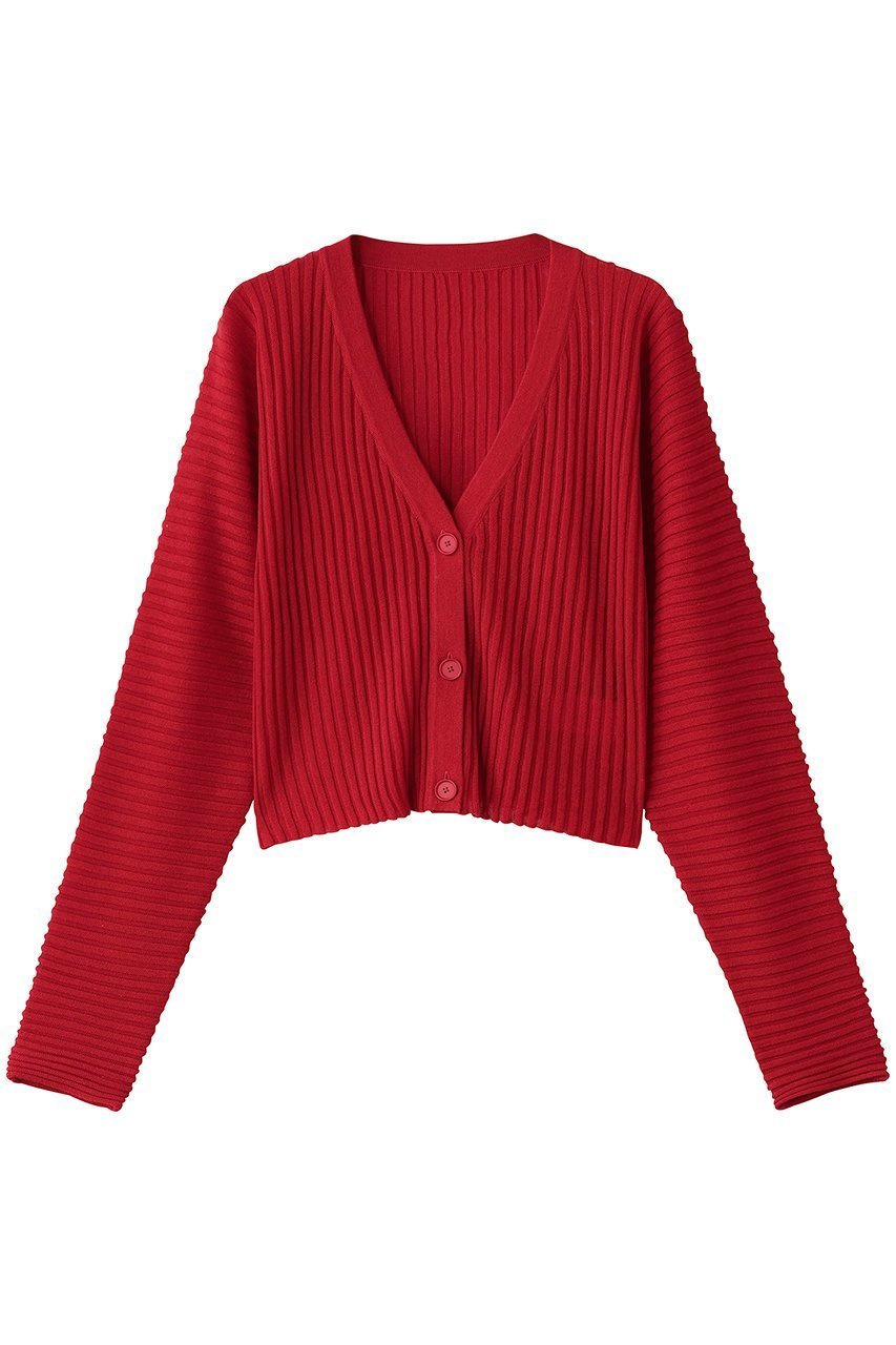 【アンクレイヴ/uncrave】のシアーストライプニット ドルマンカーディガン インテリア・キッズ・メンズ・レディースファッション・服の通販 founy(ファニー) 　ファッション　Fashion　レディースファッション　Fashion for Women　トップス・カットソー　Cut & Sew Tops　ニット　Knit Tops & Sweaters　カーディガン・羽織り　Layered Style Cardigans　アクリル　Acrylic Material　カーディガン　Cardigan, Knitwear　シアー　Sheer, See-Through　ショート　Short, Short Length　ストライプ　Stripe, Striped Pattern　ボーダー　Border, Stripe　レッド|ID: prp329100004737439 ipo3291000000035513153