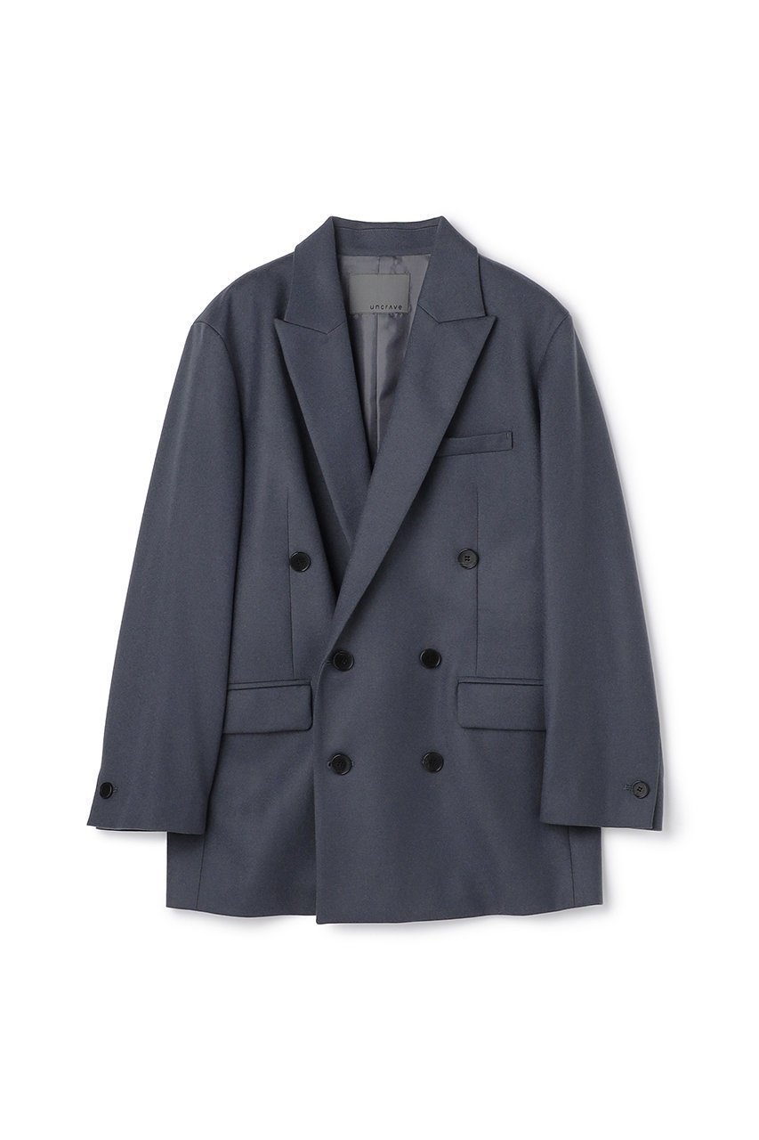 【アンクレイヴ/uncrave】のフランネル BIG ジャケット インテリア・キッズ・メンズ・レディースファッション・服の通販 founy(ファニー) 　ファッション　Fashion　レディースファッション　Fashion for Women　アウター　Coat / Outerwear Collection　レディースジャケット・軽アウター　Jackets　ジャケット　Jacket, Outerwear　セットアップ　Set-Up, Coordinated Outfit　ドレス　Dress, One-Piece　新作・新入荷　New Arrivals / New In　ブルーグレー|ID: prp329100004737441 ipo3291000000034219445
