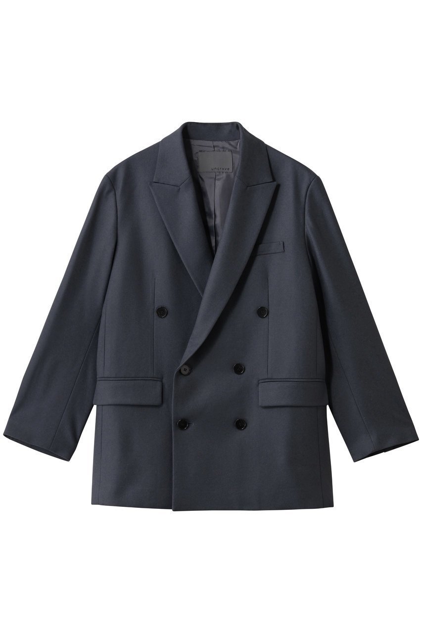 【アンクレイヴ/uncrave】のフランネル BIG ジャケット インテリア・キッズ・メンズ・レディースファッション・服の通販 founy(ファニー) ファッション Fashion レディースファッション Fashion for Women アウター Coat / Outerwear Collection レディースジャケット・軽アウター Jackets ジャケット Jacket, Outerwear セットアップ Set-Up, Coordinated Outfit ドレス Dress, One-Piece ブルーグレー|ID: prp329100004737441 ipo3291000000035535747