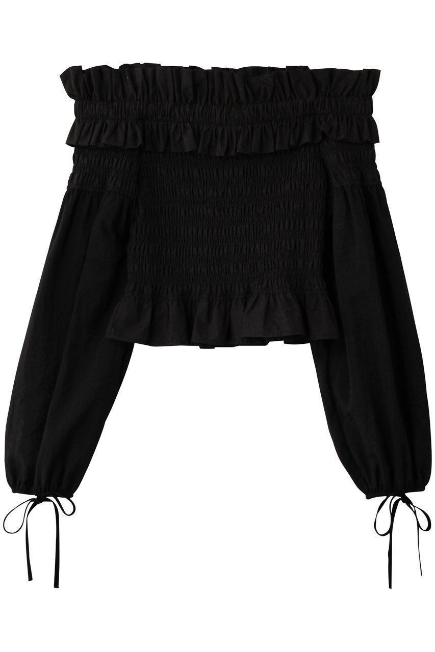 【レモンプレット/Lemonplet】のDUCHESSE TOP 人気、トレンドファッション・服の通販 founy(ファニー) ファッション Fashion レディースファッション Fashion for Women トップス・カットソー Cut & Sew Tops シャツ・ブラウス・オフィスカジュアル Elegant Blouses & Button-Ups ギャザー Gathered, Ruffled スリーブ Sleeve, Long Sleeve / Short Sleeve フェミニン Feminine, Girly フリル Frill, Ruffle ボトム Bottoms, Lower Wear リボン Ribbon, Bow ロング Long, Long-Length other-1|ID: prp329100004737445 ipo3291000000034219471