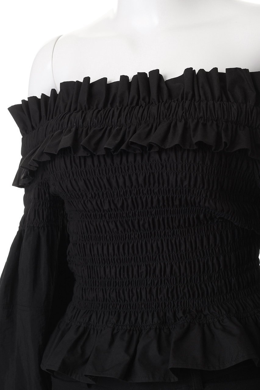 【レモンプレット/Lemonplet】のDUCHESSE TOP 人気、トレンドファッション・服の通販 founy(ファニー) 　ファッション　Fashion　レディースファッション　Fashion for Women　トップス・カットソー　Cut & Sew Tops　シャツ・ブラウス・オフィスカジュアル　Elegant Blouses & Button-Ups　ギャザー　Gathered, Ruffled　スリーブ　Sleeve, Long Sleeve / Short Sleeve　フェミニン　Feminine, Girly　フリル　Frill, Ruffle　ボトム　Bottoms, Lower Wear　リボン　Ribbon, Bow　ロング　Long, Long-Length　other-5|ID: prp329100004737445 ipo3291000000035415921