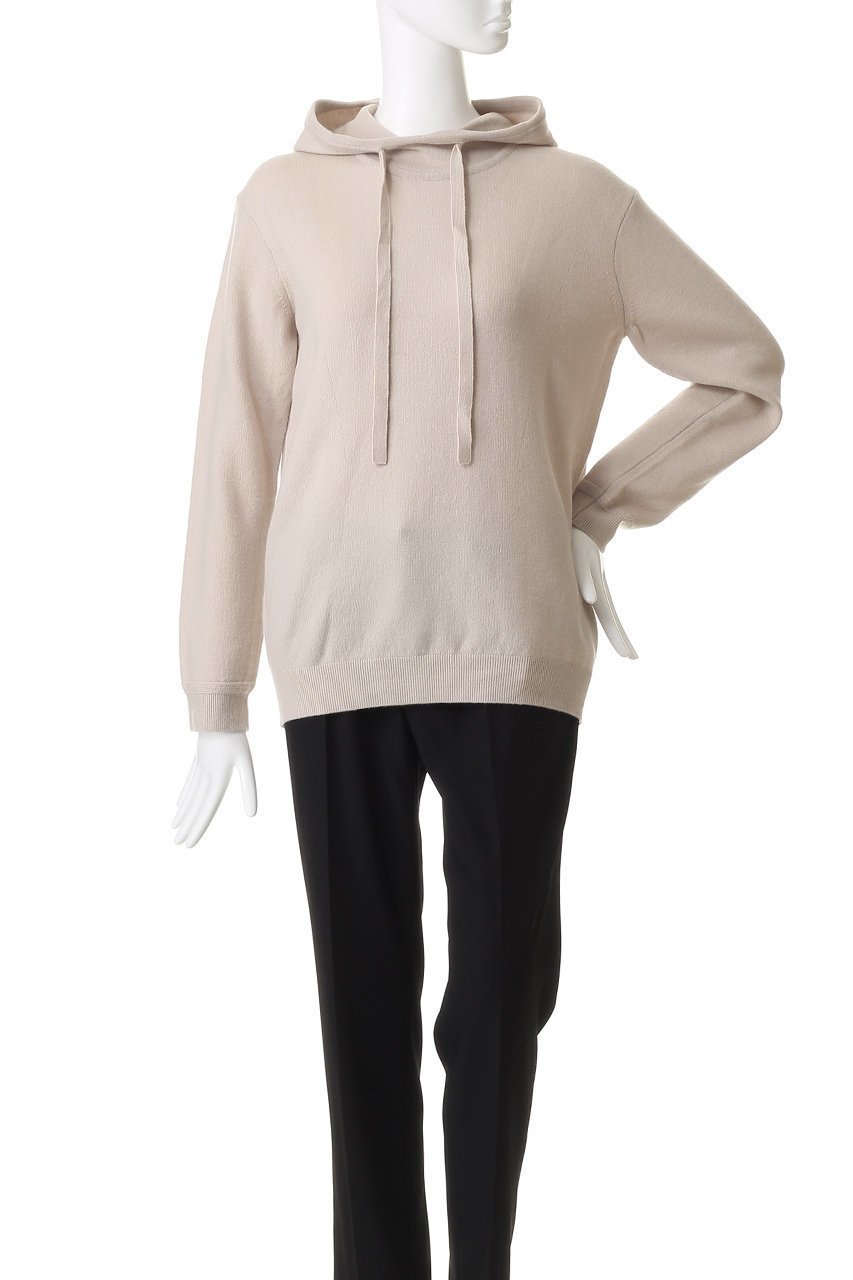【レモンプレット/Lemonplet】のKNIT BEGE HOODED TOP 人気、トレンドファッション・服の通販 founy(ファニー) 　ファッション　Fashion　レディースファッション　Fashion for Women　トップス・カットソー　Cut & Sew Tops　ニット　Knit Tops & Sweaters　レディースパーカー・カジュアルフーディー　Casual Hoodies & Sweatshirts　コンパクト　Compact, Small Size　シンプル　Simple, Minimal　パーカー　Hoodie, Parka　新作・新入荷　New Arrivals / New In　A/W・秋冬　Autumn/Winter　other-2|ID: prp329100004737446 ipo3291000000034219481