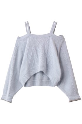 【レモンプレット/Lemonplet】のKNIT VIVI RIBBON DETAIL TOP 人気、トレンドファッション・服の通販 founy(ファニー) ファッション Fashion レディースファッション Fashion for Women トップス・カットソー Cut & Sew Tops ニット Knit Tops & Sweaters カジュアルプルオーバー・ニットトップス Pullovers & Knit Tops / Casual Pullovers ショート Short, Short Length デニム Denim, Jeans Material トレンド Trend, Trending Now フレア Flare, Flared リボン Ribbon, Bow ワイド Wide, Wide Fit 新作・新入荷 New Arrivals / New In |ID:prp329100004737448