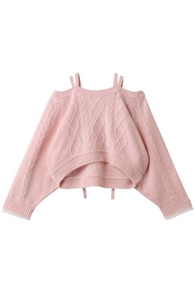 【レモンプレット/Lemonplet】 KNIT VIVI RIBBON DETAIL TOP人気、トレンドファッション・服の通販 founy(ファニー) ファッション Fashion レディースファッション Fashion for Women トップス・カットソー Cut & Sew Tops ニット Knit Tops & Sweaters カジュアルプルオーバー・ニットトップス Pullovers & Knit Tops / Casual Pullovers アンゴラ Angora Knitwear クロップド Cropped, Short Length デニム Denim, Jeans Material フェミニン Feminine, Girly リボン Ribbon, Bow |ID:prp329100004737450