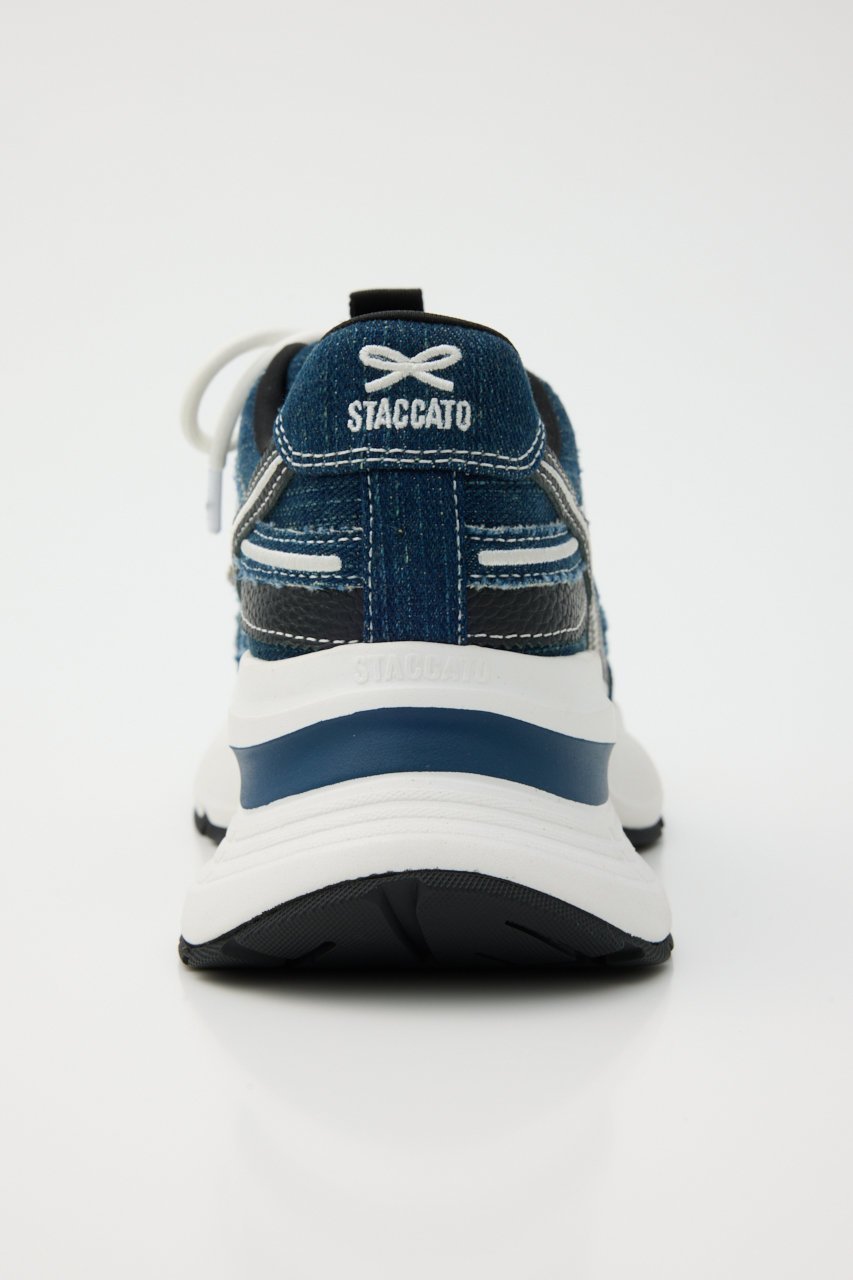 【スタッカート/STACCATO】のドルチェダブルリボンボリュームスニーカー 人気、トレンドファッション・服の通販 founy(ファニー) 　ファッション　Fashion　レディースファッション　Fashion for Women　コンビ　Combo, Combination Style　シューズ　Shoes, Footwear　ジーンズ　Jeans, Denim Pants　スニーカー　Sneakers, Trainers　ダブル　Double, Double-Breasted　デニム　Denim, Jeans Material　トレンド　Trend, Trending Now　パッチワーク　Patchwork, Mixed Fabric　リボン　Ribbon, Bow　定番　Standard, Basic Item　新作・新入荷　New Arrivals / New In　other-5|ID: prp329100004737466 ipo3291000000034219626