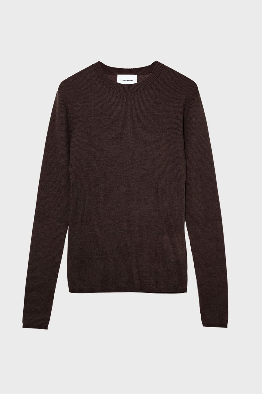 【スタニングルアー/STUNNING LURE】のrカシミヤリブプルオーバー インテリア・キッズ・メンズ・レディースファッション・服の通販 founy(ファニー) 　ファッション　Fashion　レディースファッション　Fashion for Women　トップス・カットソー　Cut & Sew Tops　ニット　Knit Tops & Sweaters　カジュアルプルオーバー・ニットトップス　Pullovers & Knit Tops / Casual Pullovers　エアリー　Airy Texture　再入荷　Restock / Back in Stock　ブラウン|ID: prp329100004737468 ipo3291000000034387299