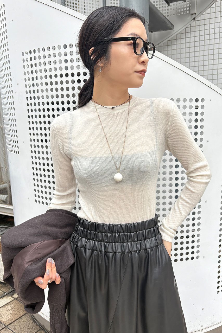 【スタニングルアー/STUNNING LURE】のrカシミヤリブプルオーバー 人気、トレンドファッション・服の通販 founy(ファニー) 　ファッション　Fashion　レディースファッション　Fashion for Women　トップス・カットソー　Cut & Sew Tops　ニット　Knit Tops & Sweaters　カジュアルプルオーバー・ニットトップス　Pullovers & Knit Tops / Casual Pullovers　エアリー　Airy Texture　other-7|ID: prp329100004737468 ipo3291000000035295936