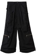 【メゾンスペシャル/MAISON SPECIAL】の【UNISEX】パラシュートパンツ 大人の最旬トレンドファッション＆コーディネート founy(ファウニー) ファッション Fashion レディースファッション Fashion for Women パンツ Pants & Trousers ユニセックス Unisex, Genderless カーゴパンツ Cargo Pants, Utility Pants ジップ Zip, Zipper フラップ Flap, Flap Pocket ポケット Pocket, Pocket Detail thumbnail BLK(ブラック)|ID: prp329100004737483 ipo3291000000036778596