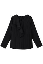 【アルアバイル/allureville】の【Loulou Willoughby】ラッフルスカーフブラウス ブラック系|ID: prp329100004737489 ipo3291000000035801023