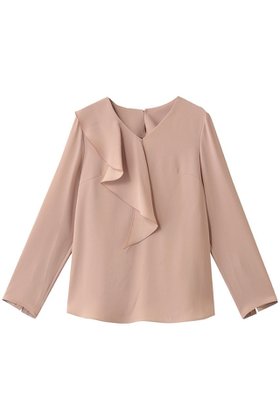 【アルアバイル/allureville】の【Loulou Willoughby】ラッフルスカーフブラウス B 人気、トレンドファッション・服の通販 founy(ファニー) ファッション Fashion レディースファッション Fashion for Women トップス・カットソー Cut & Sew Tops シャツ・ブラウス・オフィスカジュアル Elegant Blouses & Button-Ups アシンメトリー Asymmetrical Style スカーフ Scarf, Neckwear スリーブ Sleeve, Long Sleeve / Short Sleeve セットアップ Set-Up, Coordinated Outfit ファブリック Fabric, Textile ロング Long, Long-Length エレガント 上品 Elegant 新作・新入荷 New Arrivals / New In |ID:prp329100004737491