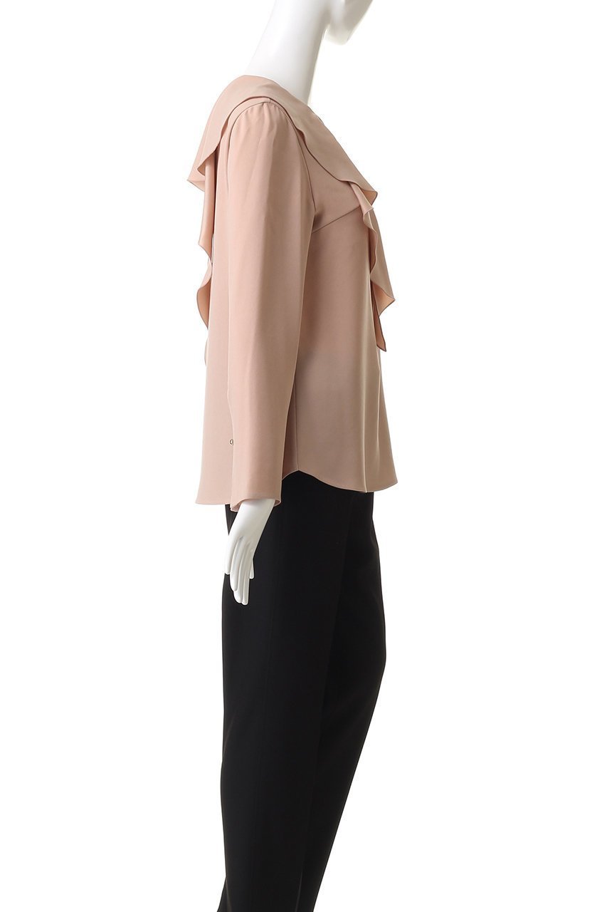 【アルアバイル/allureville】の【Loulou Willoughby】ラッフルスカーフブラウス B 人気、トレンドファッション・服の通販 founy(ファニー) 　ファッション　Fashion　レディースファッション　Fashion for Women　トップス・カットソー　Cut & Sew Tops　シャツ・ブラウス・オフィスカジュアル　Elegant Blouses & Button-Ups　アシンメトリー　Asymmetrical Style　スカーフ　Scarf, Neckwear　スリーブ　Sleeve, Long Sleeve / Short Sleeve　セットアップ　Set-Up, Coordinated Outfit　ファブリック　Fabric, Textile　ロング　Long, Long-Length　エレガント 上品　Elegant　新作・新入荷　New Arrivals / New In　other-3|ID: prp329100004737491 ipo3291000000034219787