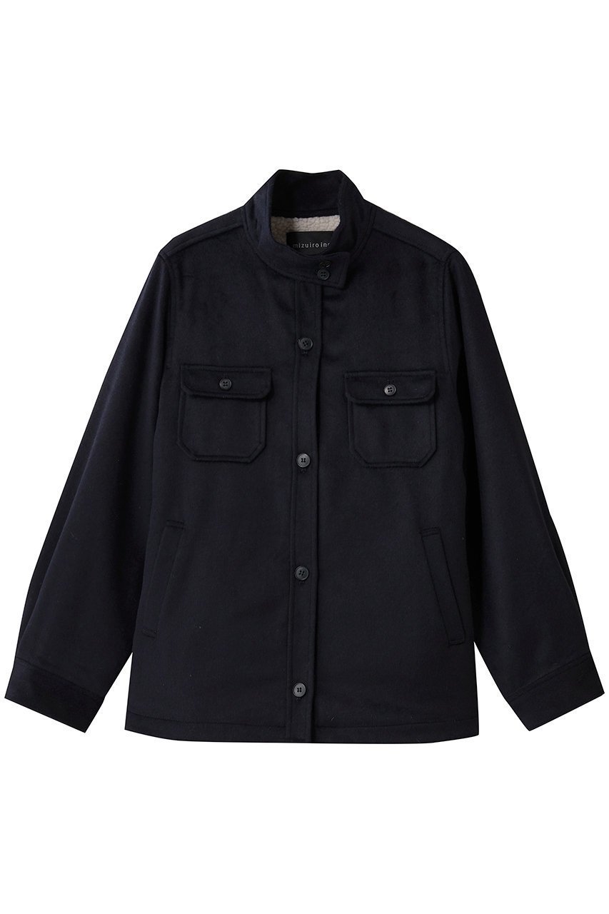 【ミズイロ インド/mizuiro ind】のback boa shirt JK ジャケット 人気、トレンドファッション・服の通販 founy(ファニー) 　ファッション　Fashion　レディースファッション　Fashion for Women　アウター　Coat / Outerwear Collection　レディースジャケット・軽アウター　Jackets　ショート　Short, Short Length　ジャケット　Jacket, Outerwear　ポケット　Pocket, Pocket Detail　新作・新入荷　New Arrivals / New In　 other-1|ID: prp329100004737498 ipo3291000000034219826