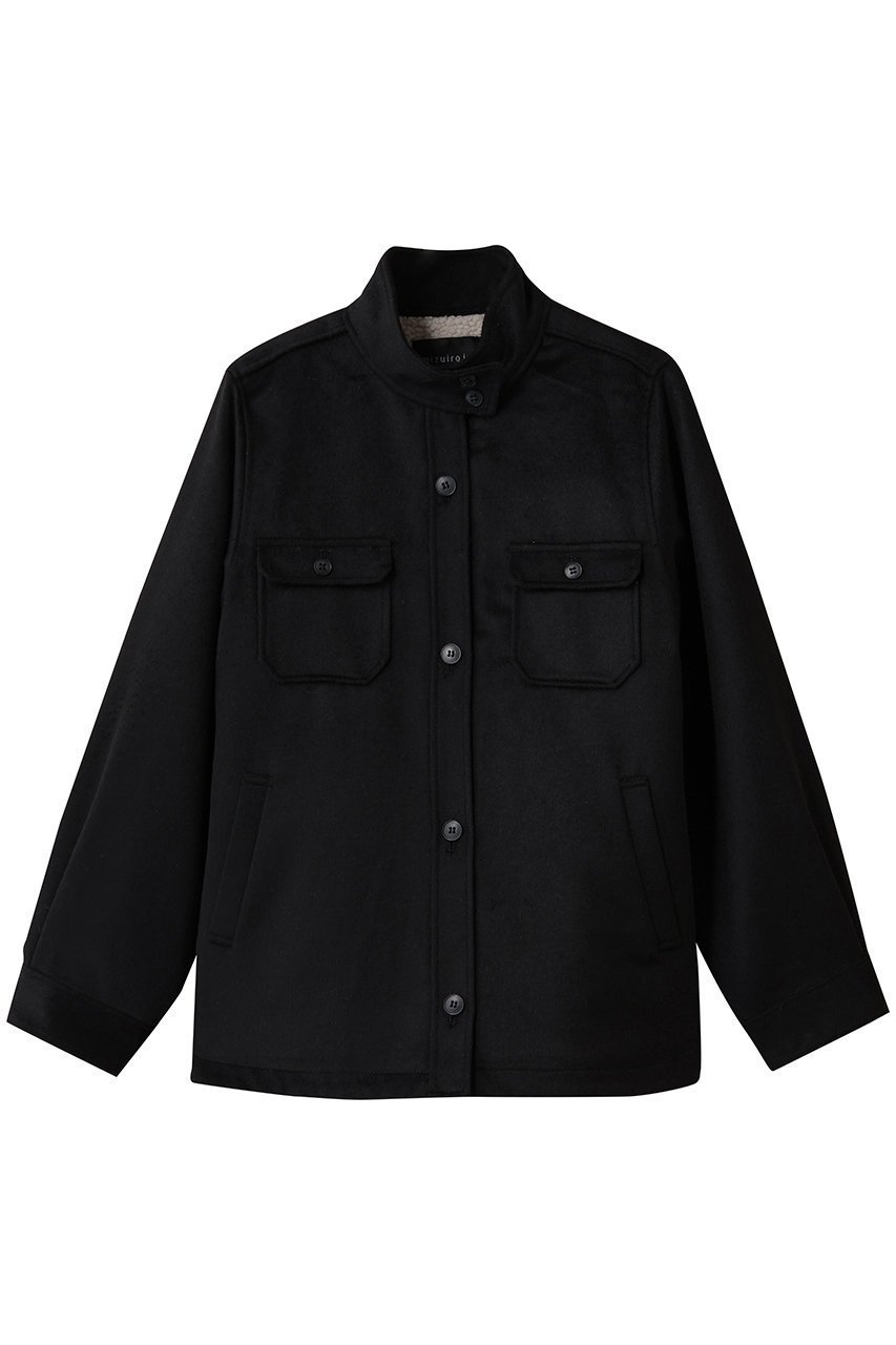 【ミズイロ インド/mizuiro ind】のback boa shirt JK ジャケット インテリア・キッズ・メンズ・レディースファッション・服の通販 founy(ファニー) 　ファッション　Fashion　レディースファッション　Fashion for Women　アウター　Coat / Outerwear Collection　レディースジャケット・軽アウター　Jackets　ショート　Short, Short Length　ジャケット　Jacket, Outerwear　ポケット　Pocket, Pocket Detail　新作・新入荷　New Arrivals / New In　black|ID: prp329100004737498 ipo3291000000034219833