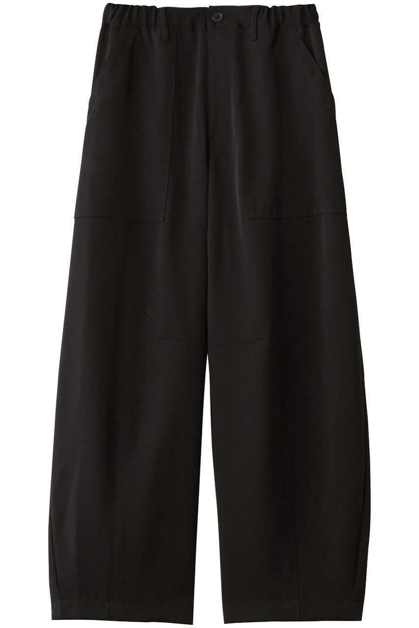 【エリオポール/heliopole】のドレープツイルミリタリーパンツ インテリア・キッズ・メンズ・レディースファッション・服の通販 founy(ファニー) ファッション Fashion レディースファッション Fashion for Women パンツ Pants & Trousers シンプル Simple, Minimal ストレッチ Stretch, Stretchy Fabric トレンド Trend, Trending Now ミリタリー Military, Army Style エレガント 上品 Elegant ブラック|ID: prp329100004737500 ipo3291000000035416025