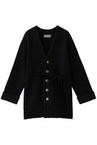 【エリオポール/heliopole】のヘリンボーンニットジャケット ブラック|ID: prp329100004737504 ipo3291000000035348014