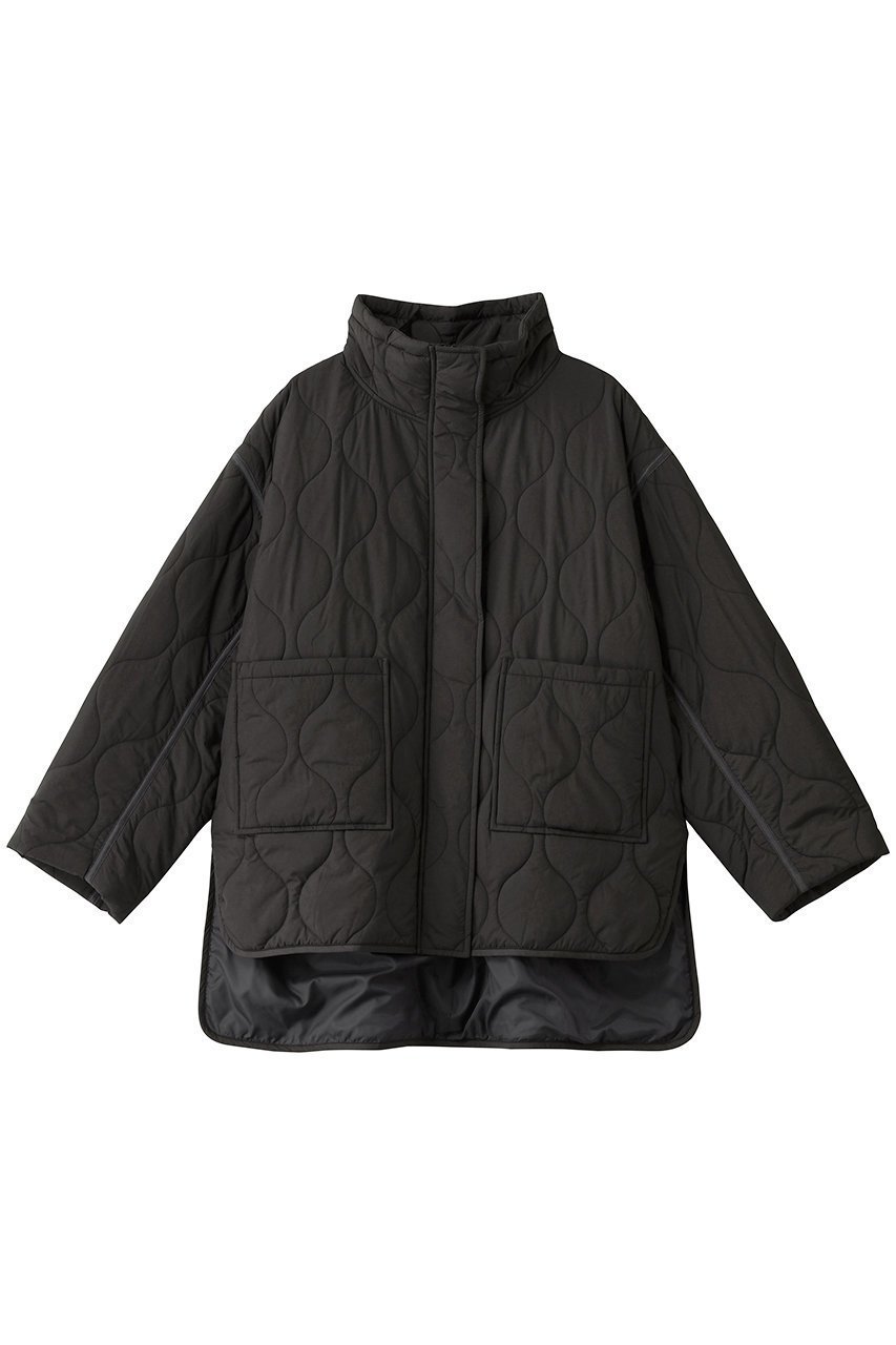 【エリオポール/heliopole】のキルテッドミリタリーブルゾン インテリア・キッズ・メンズ・レディースファッション・服の通販 founy(ファニー) 　ファッション　Fashion　レディースファッション　Fashion for Women　アウター　Coat / Outerwear Collection　レディースジャケット・軽アウター　Jackets　ブルゾンジャケット・スポーティアウター　Blouson Jackets　キルティング　Quilted, Quilting　ジャケット　Jacket, Outerwear　スタンド　Stand Collar, Upright Stand　ブルゾン　Blouson, Bomber Jacket　ミリタリー　Military, Army Style　モダン　Modern, Contemporary　チャコールグレー|ID: prp329100004737508 ipo3291000000036153211