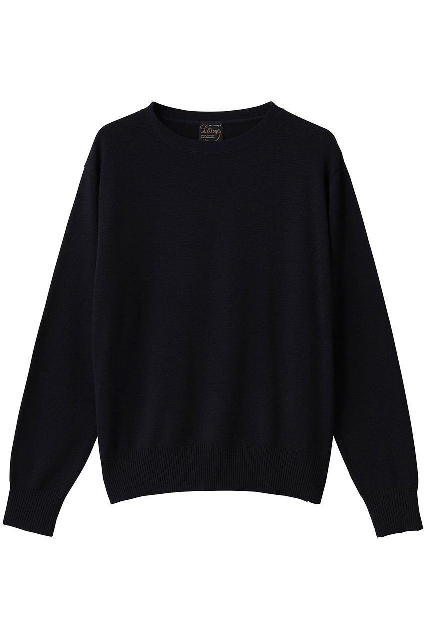 【エリオポール/heliopole】の【Letroyes】THOMA クルーネック インテリア・キッズ・メンズ・レディースファッション・服の通販 founy(ファニー) 　ファッション　Fashion　レディースファッション　Fashion for Women　トップス・カットソー　Cut & Sew Tops　ニット　Knit Tops & Sweaters　カジュアルプルオーバー・ニットトップス　Pullovers & Knit Tops / Casual Pullovers　シンプル　Simple, Minimal　定番　Standard, Basic Item　新作・新入荷　New Arrivals / New In　ネイビー|ID: prp329100004737511 ipo3291000000034219918