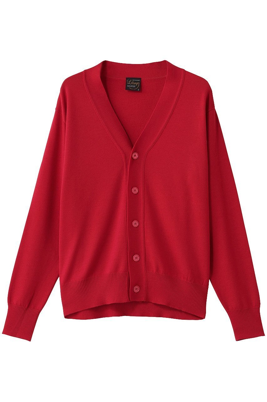 【エリオポール/heliopole】の【Letroyes】HENRI Vネックカーディガン インテリア・キッズ・メンズ・レディースファッション・服の通販 founy(ファニー) 　ファッション　Fashion　レディースファッション　Fashion for Women　トップス・カットソー　Cut & Sew Tops　ニット　Knit Tops & Sweaters　カーディガン・羽織り　Layered Style Cardigans　Vネックトップス　V-Neck Tops / V-Cut Neckline Shirts　カットソー　Cut and Sewn Top　カーディガン　Cardigan, Knitwear　バランス　Balance, Style Balance　ベーシック　Basic, Essential　定番　Standard, Basic Item　新作・新入荷　New Arrivals / New In　レッド|ID: prp329100004737513 ipo3291000000034219930