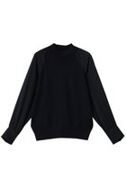 【ベイジ,/BEIGE,】のLECERF(ルセルフ)/異素材ドッキングストレッチニット Navy|ID:prp329100004737521
