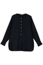 【ベイジ,/BEIGE,】のCLARION(クラリオン)/ゴールド釦クルーネックブラウス Navy|ID: prp329100004737522 ipo3291000000035801096