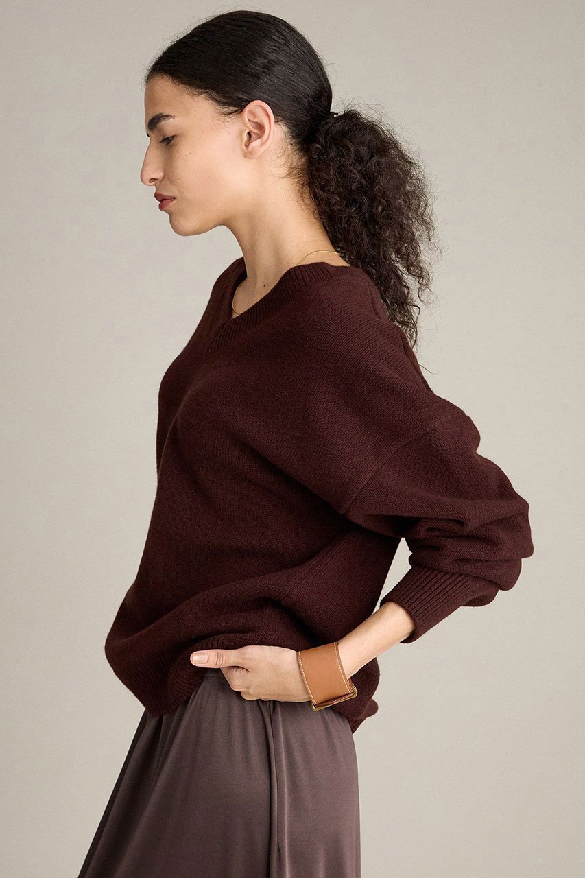 【ブリル/BRILL】のブリットウールVネックプルオーバー 人気、トレンドファッション・服の通販 founy(ファニー) 　ファッション　Fashion　レディースファッション　Fashion for Women　トップス・カットソー　Cut & Sew Tops　ニット　Knit Tops & Sweaters　カジュアルプルオーバー・ニットトップス　Pullovers & Knit Tops / Casual Pullovers　Vネックトップス　V-Neck Tops / V-Cut Neckline Shirts　シンプル　Simple, Minimal　エレガント 上品　Elegant　新作・新入荷　New Arrivals / New In　other-2|ID: prp329100004737523 ipo3291000000034220007