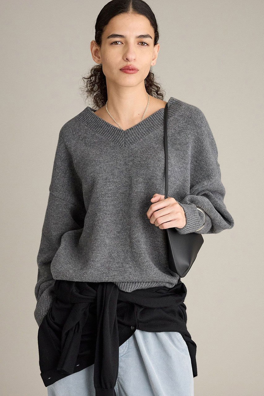 【ブリル/BRILL】のブリットウールVネックプルオーバー 人気、トレンドファッション・服の通販 founy(ファニー) 　ファッション　Fashion　レディースファッション　Fashion for Women　トップス・カットソー　Cut & Sew Tops　ニット　Knit Tops & Sweaters　カジュアルプルオーバー・ニットトップス　Pullovers & Knit Tops / Casual Pullovers　Vネックトップス　V-Neck Tops / V-Cut Neckline Shirts　シンプル　Simple, Minimal　エレガント 上品　Elegant　other-2|ID: prp329100004737523 ipo3291000000035295956