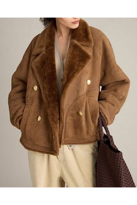 【ブリル/BRILL】 MERINNOムートンコート人気、トレンドファッション・服の通販 founy(ファニー) ファッション Fashion レディースファッション Fashion for Women アウター Coat / Outerwear Collection コート・ロングコート・ピーコート Long Coats, Peacoats & More ショート Short, Short Length ムートン Shearling, Mouton 冬 Winter / This Winter 新作・新入荷 New Arrivals / New In |ID:prp329100004737524