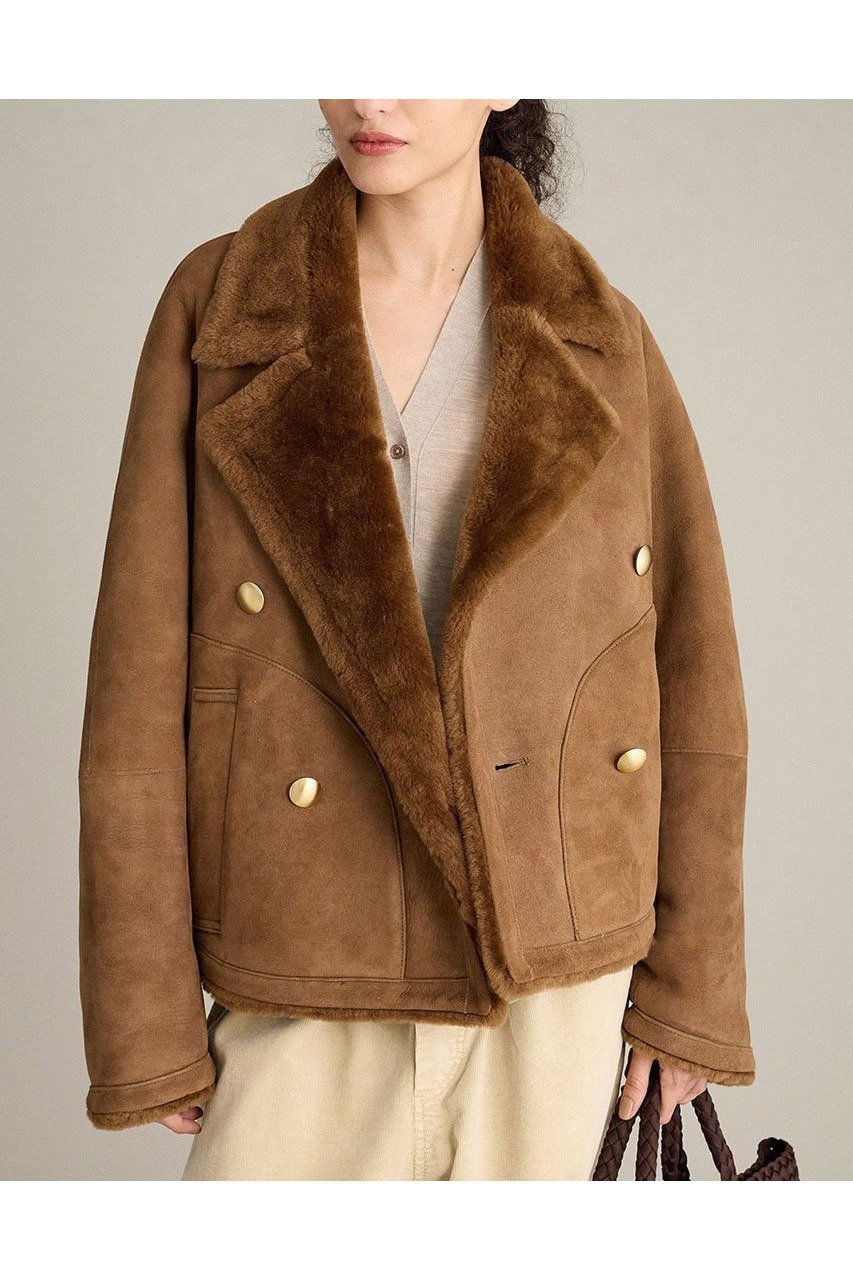 【ブリル/BRILL】のMERINNOムートンコート 人気、トレンドファッション・服の通販 founy(ファニー) 　ファッション　Fashion　レディースファッション　Fashion for Women　アウター　Coat / Outerwear Collection　コート・ロングコート・ピーコート　Long Coats, Peacoats & More　ショート　Short, Short Length　ムートン　Shearling, Mouton　冬　Winter / This Winter　新作・新入荷　New Arrivals / New In　other-2|ID: prp329100004737524 ipo3291000000034220015