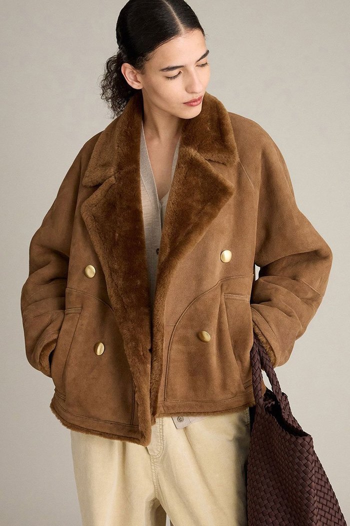 【ブリル/BRILL】のMERINNOムートンコート インテリア・キッズ・メンズ・レディースファッション・服の通販 founy(ファニー) https://founy.com/ ファッション Fashion レディースファッション Fashion for Women アウター Coat / Outerwear Collection コート・ロングコート・ピーコート Long Coats, Peacoats & More ショート Short, Short Length ムートン Shearling, Mouton 冬 Winter / This Winter |ID: prp329100004737524 ipo3291000000035940492