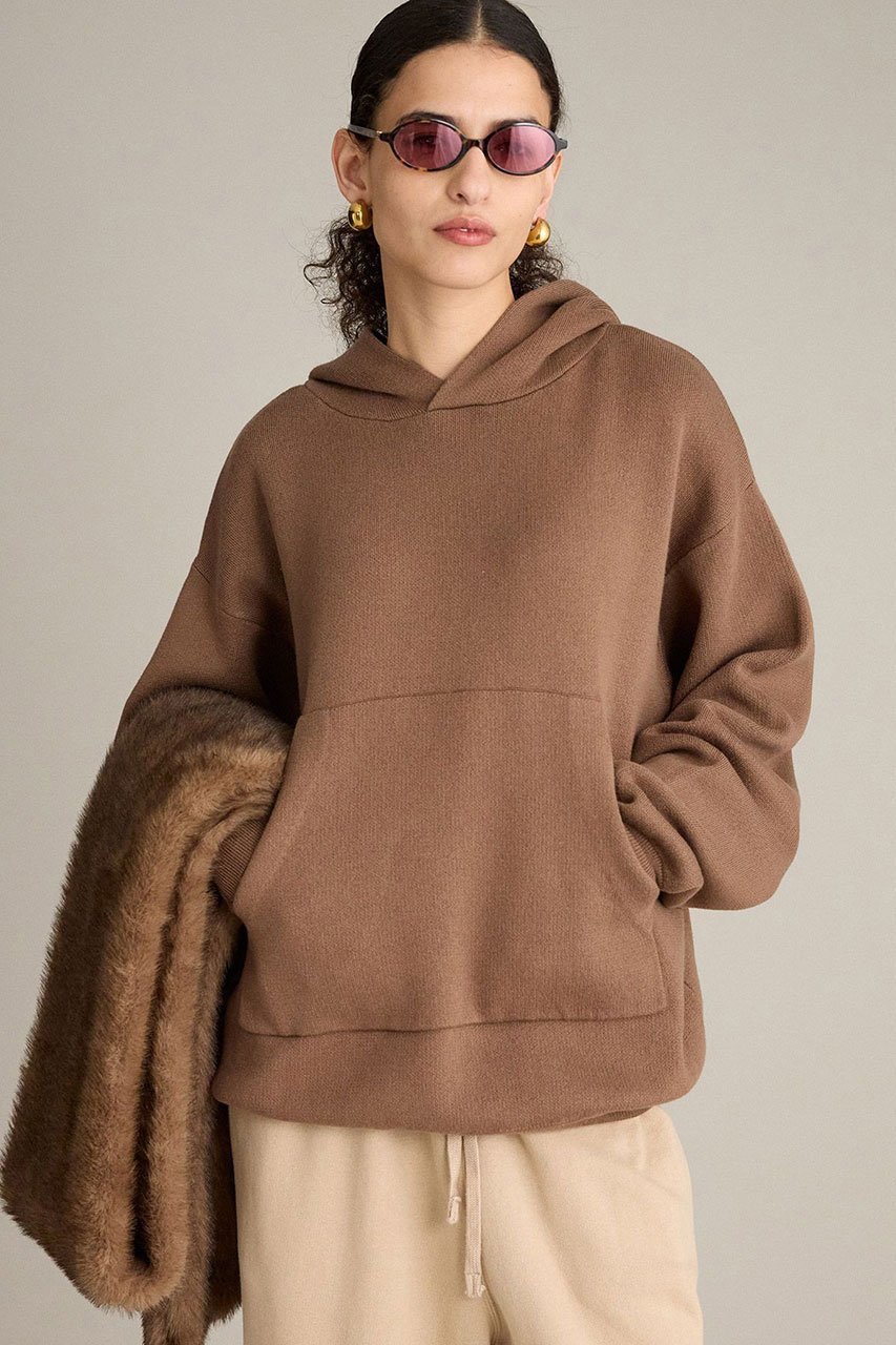 【ブリル/BRILL】のニットフーデッドプルオーバー 人気、トレンドファッション・服の通販 founy(ファニー) 　ファッション　Fashion　レディースファッション　Fashion for Women　トップス・カットソー　Cut & Sew Tops　ニット　Knit Tops & Sweaters　カジュアルプルオーバー・ニットトップス　Pullovers & Knit Tops / Casual Pullovers　インナー　Innerwear　ジャカード／ジャガード　Jacquard, Woven Pattern　タートル　Turtleneck, Turtle Collar　デニム　Denim, Jeans Material　バランス　Balance, Style Balance　新作・新入荷　New Arrivals / New In　other-2|ID: prp329100004737525 ipo3291000000034220025