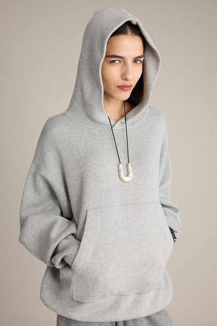 【ブリル/BRILL】のニットフーデッドプルオーバー インテリア・キッズ・メンズ・レディースファッション・服の通販 founy(ファニー) https://founy.com/ ファッション Fashion レディースファッション Fashion for Women トップス・カットソー Cut & Sew Tops ニット Knit Tops & Sweaters カジュアルプルオーバー・ニットトップス Pullovers & Knit Tops / Casual Pullovers インナー Innerwear ジャカード／ジャガード Jacquard, Woven Pattern タートル Turtleneck, Turtle Collar デニム Denim, Jeans Material バランス Balance, Style Balance 再入荷 Restock / Back in Stock |ID: prp329100004737525 ipo3291000000035348061