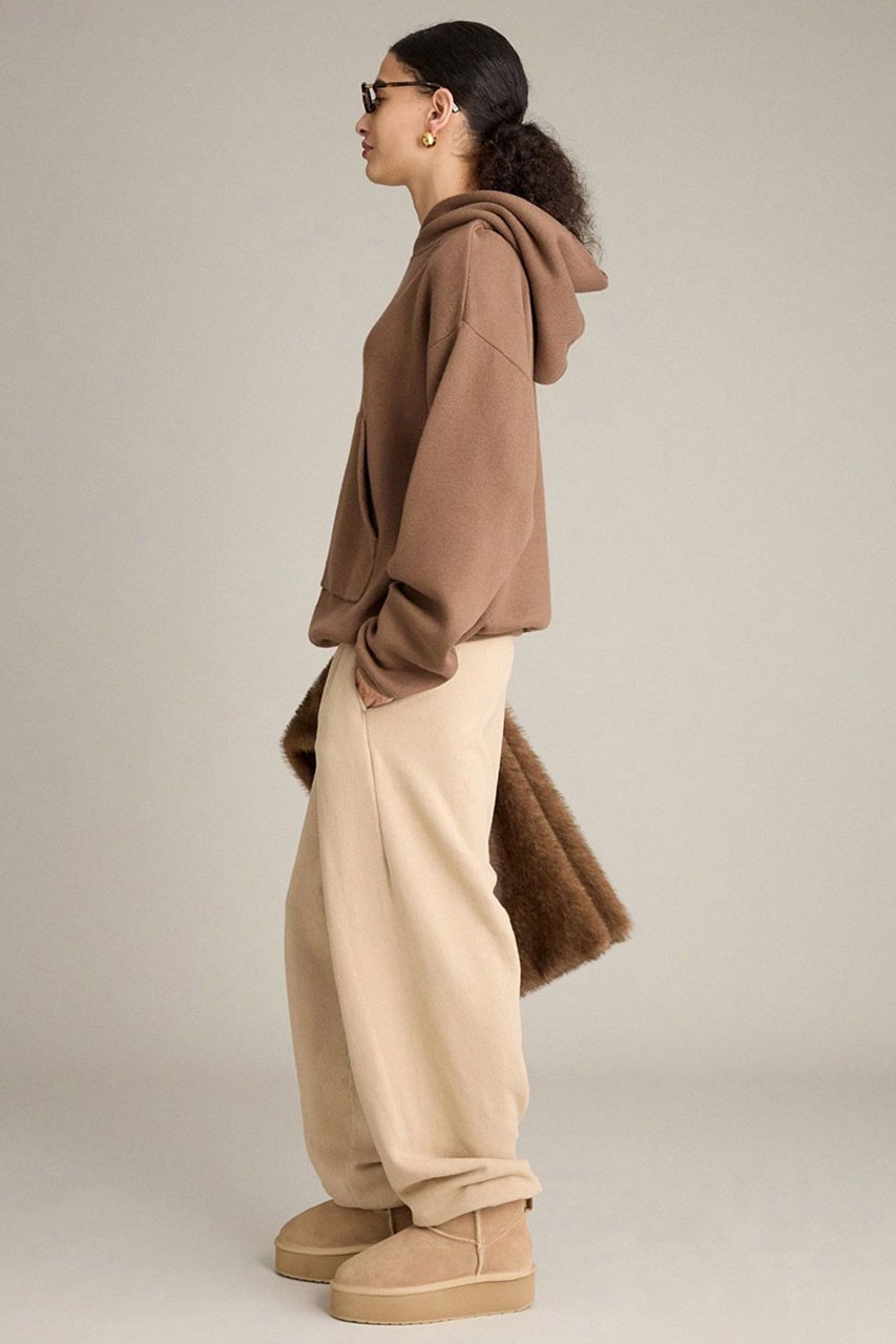 【ブリル/BRILL】のニットフーデッドプルオーバー 人気、トレンドファッション・服の通販 founy(ファニー) 　ファッション　Fashion　レディースファッション　Fashion for Women　トップス・カットソー　Cut & Sew Tops　ニット　Knit Tops & Sweaters　カジュアルプルオーバー・ニットトップス　Pullovers & Knit Tops / Casual Pullovers　インナー　Innerwear　ジャカード／ジャガード　Jacquard, Woven Pattern　タートル　Turtleneck, Turtle Collar　デニム　Denim, Jeans Material　バランス　Balance, Style Balance　再入荷　Restock / Back in Stock　other-7|ID: prp329100004737525 ipo3291000000035348078