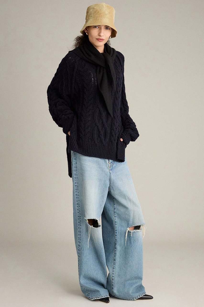 【ブリル/BRILL】のケーブルスリットプルオーバー 人気、トレンドファッション・服の通販 founy(ファニー) 　ファッション　Fashion　レディースファッション　Fashion for Women　トップス・カットソー　Cut & Sew Tops　ニット　Knit Tops & Sweaters　カジュアルプルオーバー・ニットトップス　Pullovers & Knit Tops / Casual Pullovers　新作・新入荷　New Arrivals / New In　秋　Autumn　other-5|ID: prp329100004737526 ipo3291000000034220044