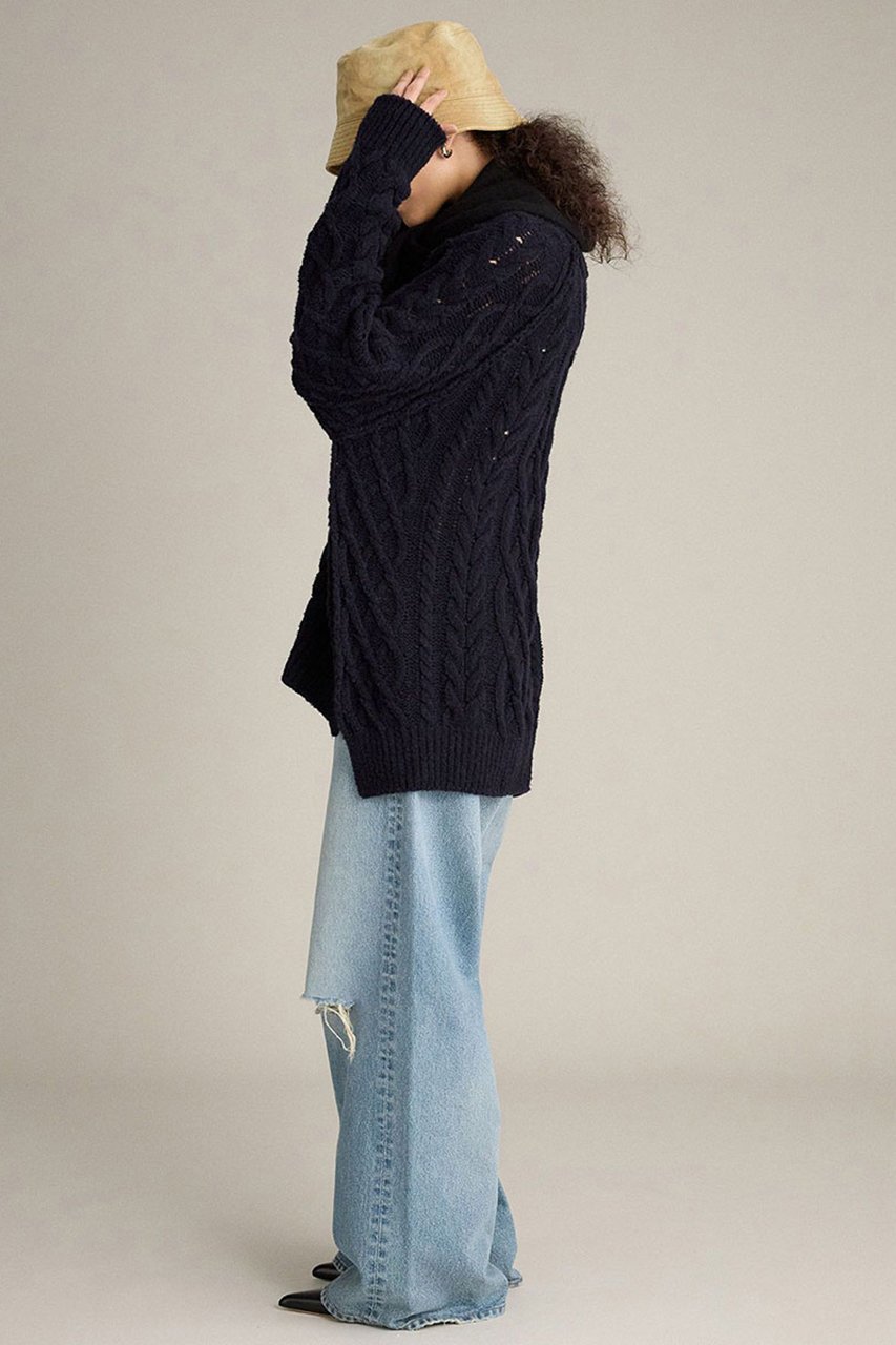 【ブリル/BRILL】のケーブルスリットプルオーバー 人気、トレンドファッション・服の通販 founy(ファニー) 　ファッション　Fashion　レディースファッション　Fashion for Women　トップス・カットソー　Cut & Sew Tops　ニット　Knit Tops & Sweaters　カジュアルプルオーバー・ニットトップス　Pullovers & Knit Tops / Casual Pullovers　新作・新入荷　New Arrivals / New In　秋　Autumn　other-6|ID: prp329100004737526 ipo3291000000034220045